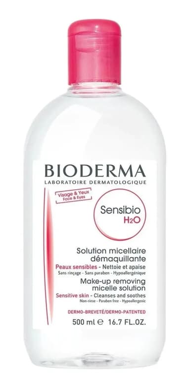 Agua Micelar Bioderma Sensibio H2o P Rosacea Sensible 500 Ml