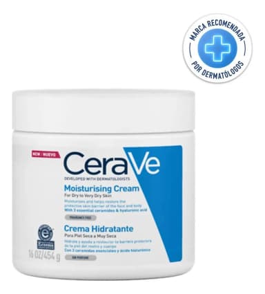 CeraVe Crema Hidratante Piel Seca a Muy Seca (454 g)