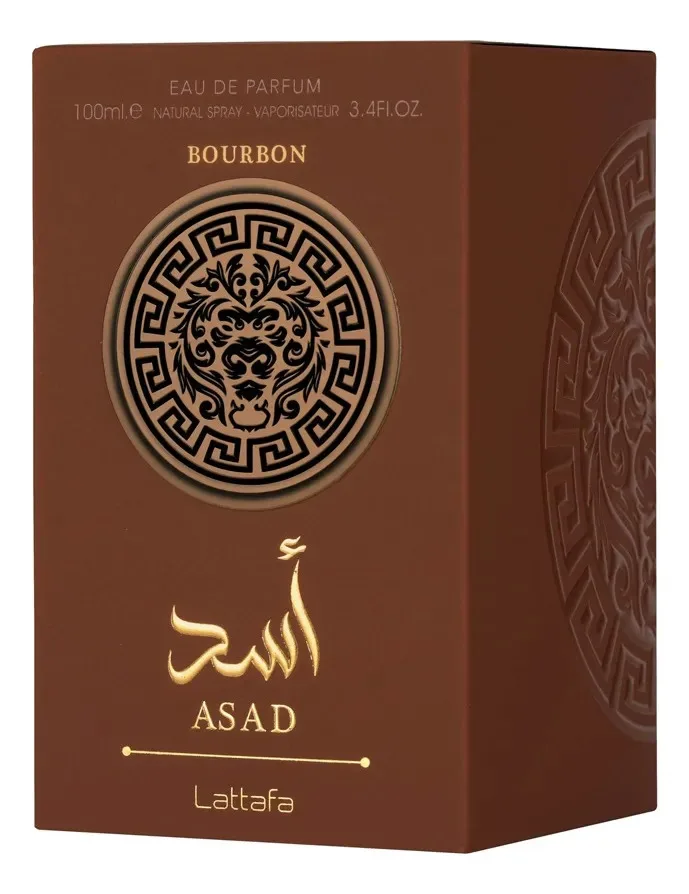 Lattafa Asad Bourbon eau de parfum spray para hombre 100 ml