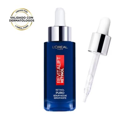 Sérum Facial nocturno Revitalift Con Retinol Puro Antirrugas Com 30ml L'Oréal