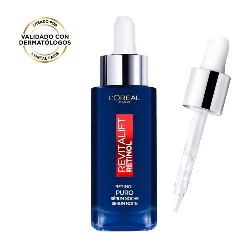 Sérum Facial nocturno Revitalift Con Retinol Puro Antirrugas Com 30ml L'Oréal
