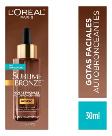 L'Oréal Paris Sublime Bronze Gotas Autobronceantes Faciales (30 ml)
