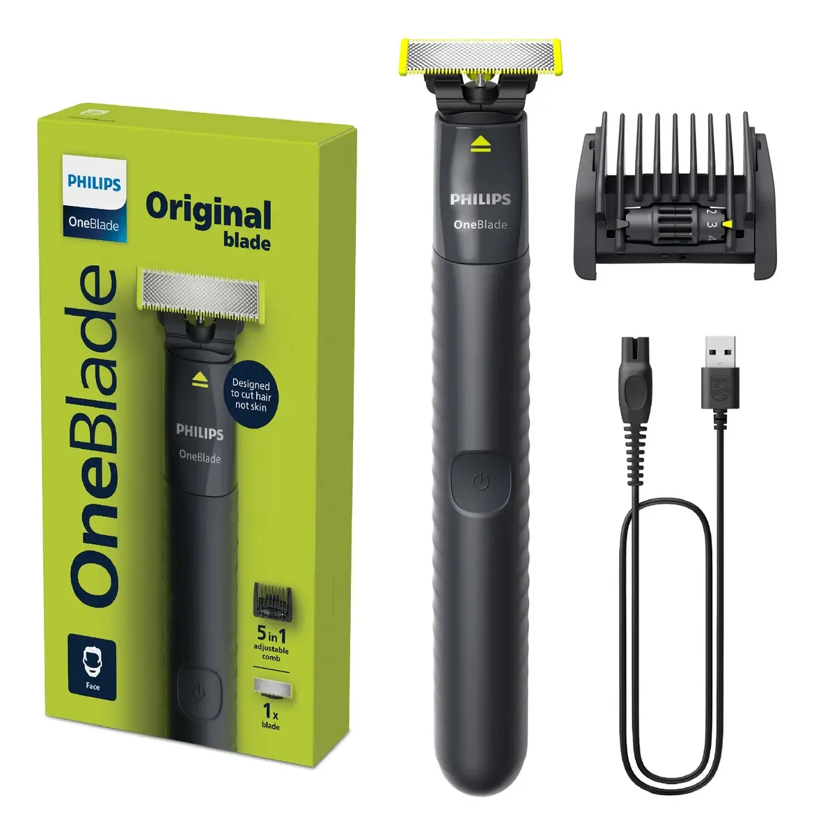 Philips OneBlade QP1425/10 con Peine Recortador 5 en 1