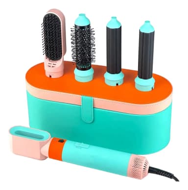 Secador Cabello 5 En 1 Secador Tipo Dyson Airmax Ondulador Color Turquesa