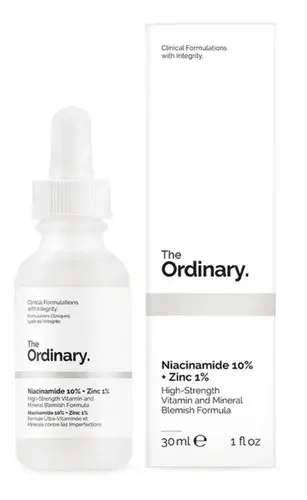 The Ordinary: Niacinamida 10% + Zinc 1% (30 Ml)